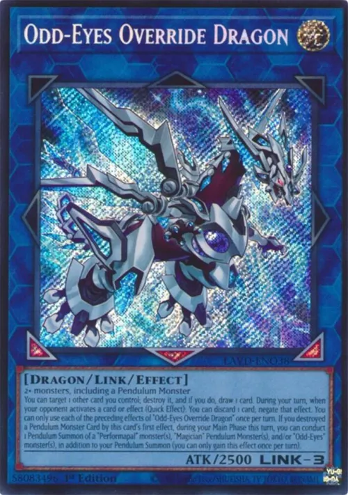 Odd-Eyes Override Dragon - Secret Rare