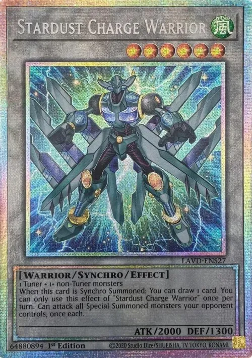 Stardust Charge Warrior - Starlight Rare