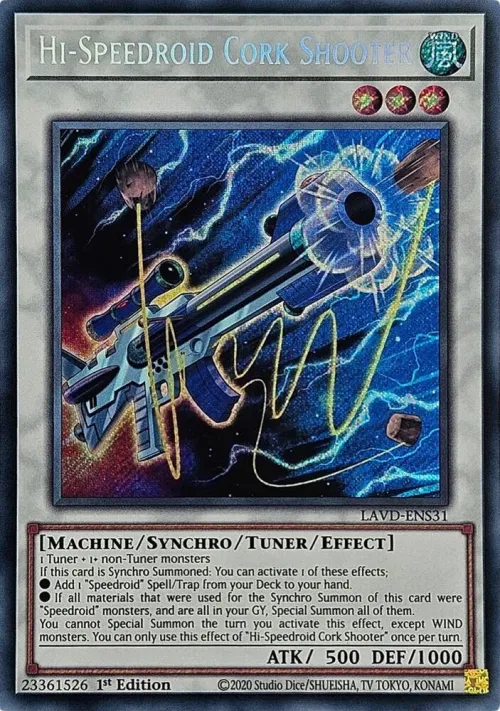 Hi-Speedroid Cork Shooter - Secret Rare