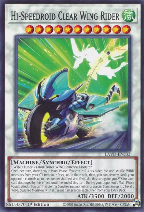 Hi-Speedroid Clear Wing Rider - 1st Edition