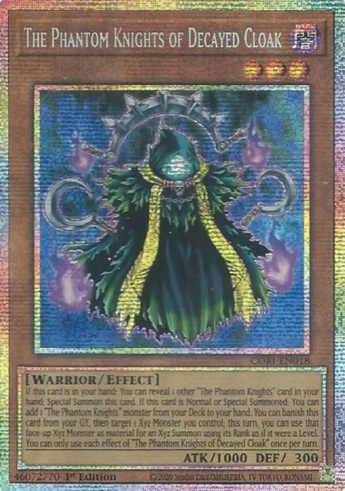 The Phantom Knights of Decayed Cloak - Starlight Rare