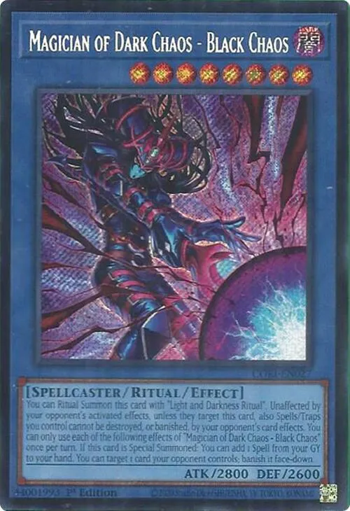 Magician of Dark Chaos - Black Chaos - Secret Rare