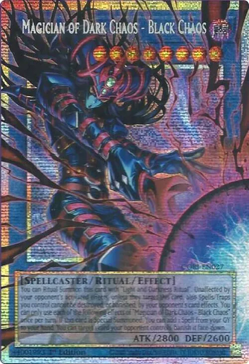 Magician of Dark Chaos - Black Chaos - Starlight Rare Extended Art