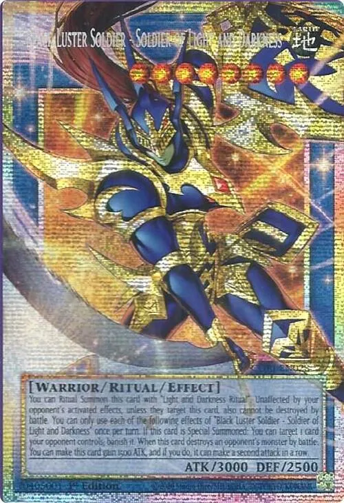 Black Luster Soldier - Soldier of Light and Darkness - Starlight Rare Extended Art
