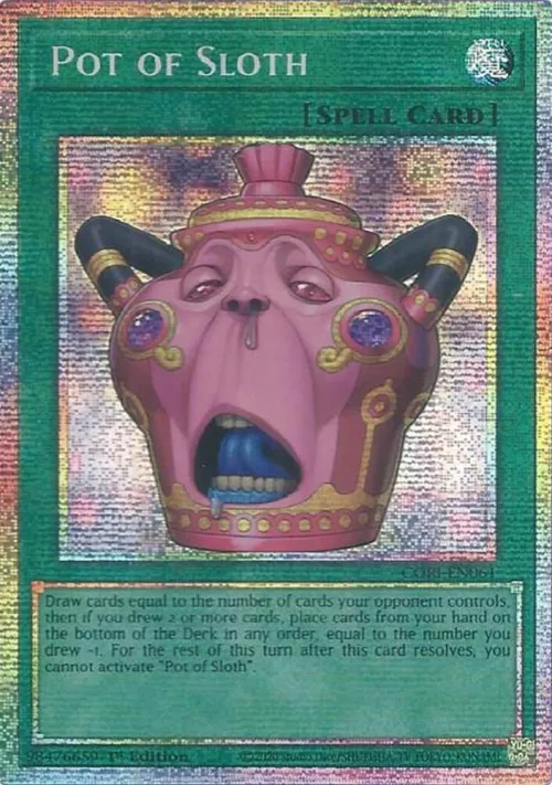 Pot of Sloth - Starlight Rare