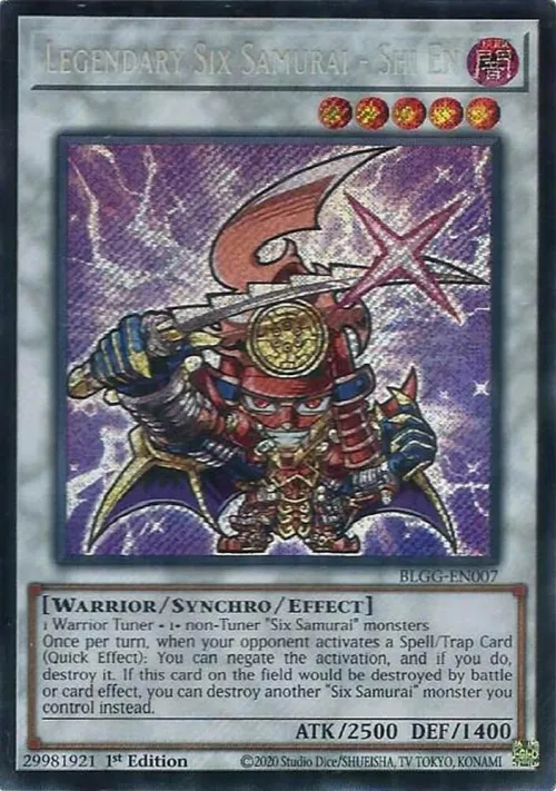 Legendary Six Samurai - Shi En - 1st Edition
