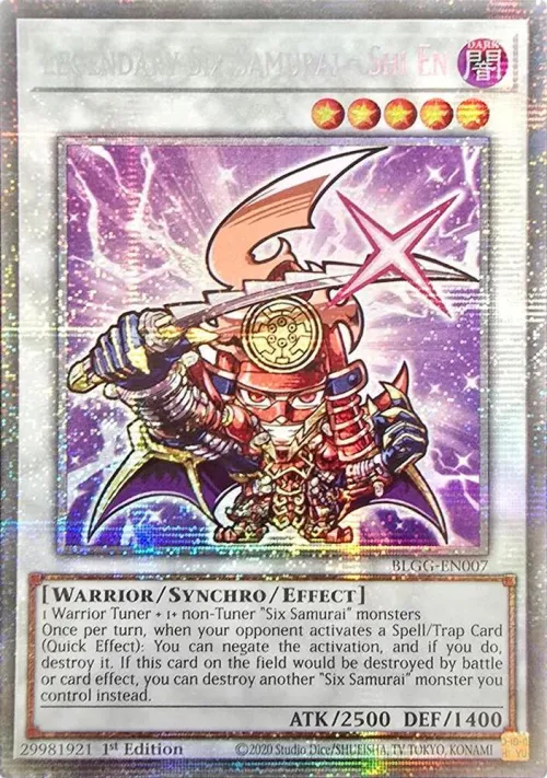 Legendary Six Samurai - Shi En - Starlight Rare