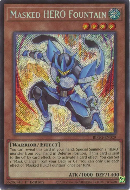 Masked HERO Fountain - 1st Edition