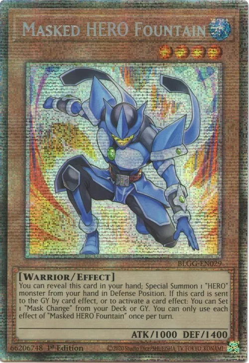 Masked HERO Fountain - Starlight Rare