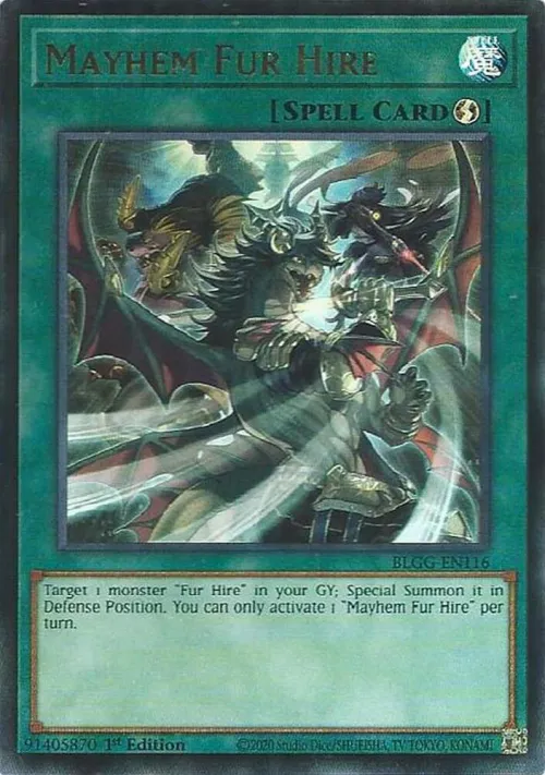 Mayhem Fur Hire - 1st Edition