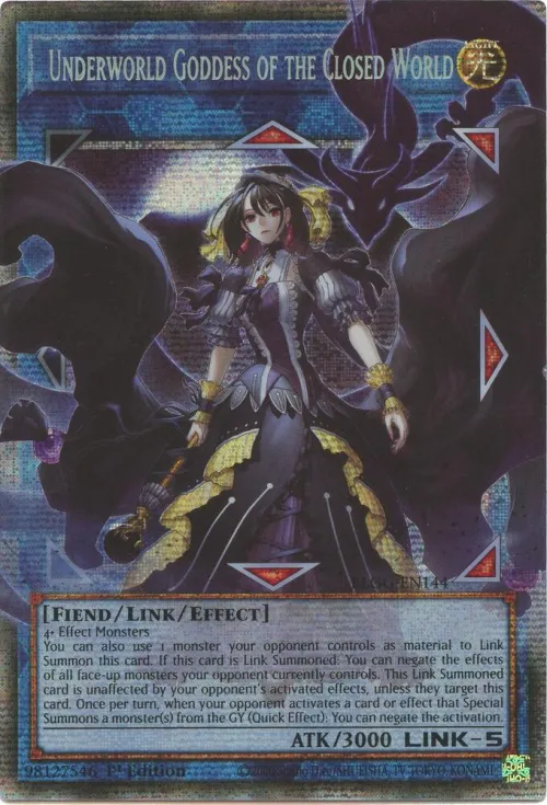 Underworld Goddess of the Closed World - Starlight Rare