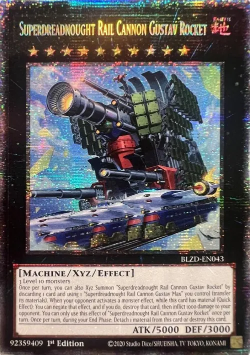 Superdreadnought Rail Cannon Gustav Rocket - Starlight Rare