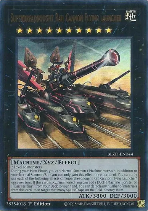 Superdreadnought Rail Cannon Flying Launcher - 1st Edition