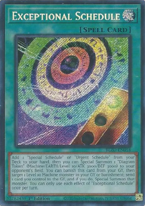 Exceptional Schedule - 1st Edition