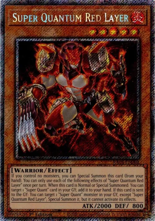 Super Quantum Red Layer - Platinum Secret Rare