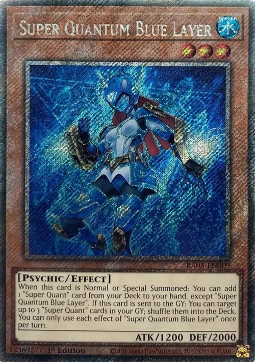 Super Quantum Blue Layer - Platinum Secret Rare