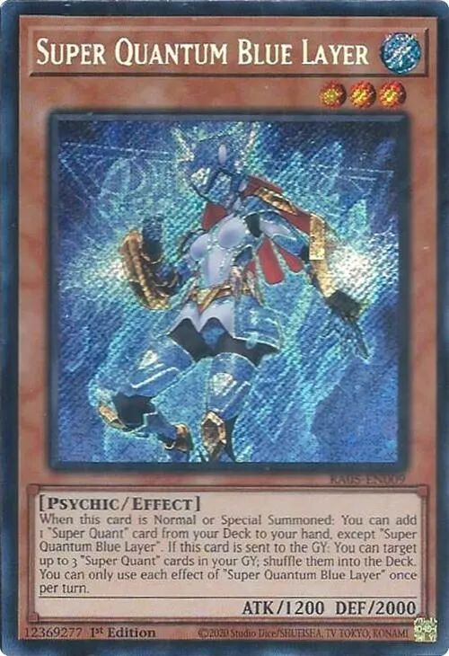 Super Quantum Blue Layer - Secret Rare
