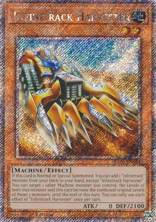 Infinitrack Harvester - Platinum Secret Rare