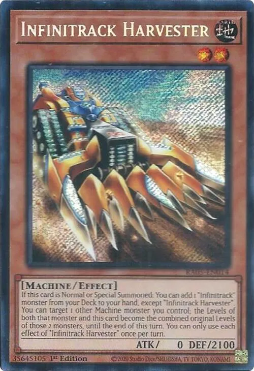 Infinitrack Harvester - Secret Rare