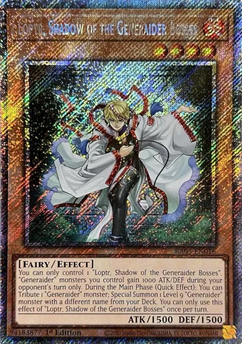 Loptr, Shadow of the Generaider Bosses - Platinum Secret Rare
