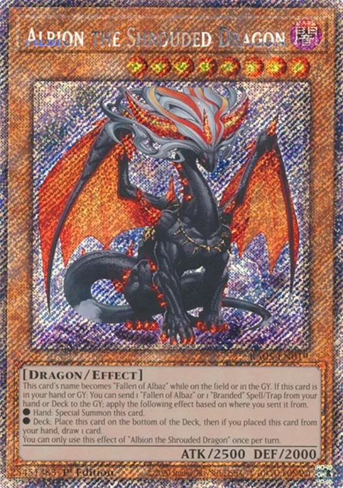 Albion the Shrouded Dragon - Platinum Secret Rare
