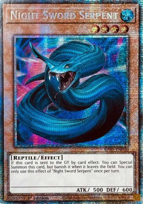 Night Sword Serpent - Starlight Rare
