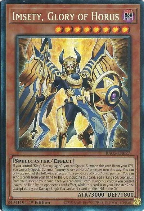 Imsety, Glory of Horus - Pcr