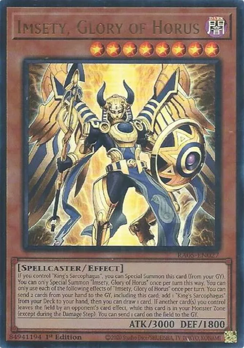 Imsety, Glory of Horus - Ultra Rare
