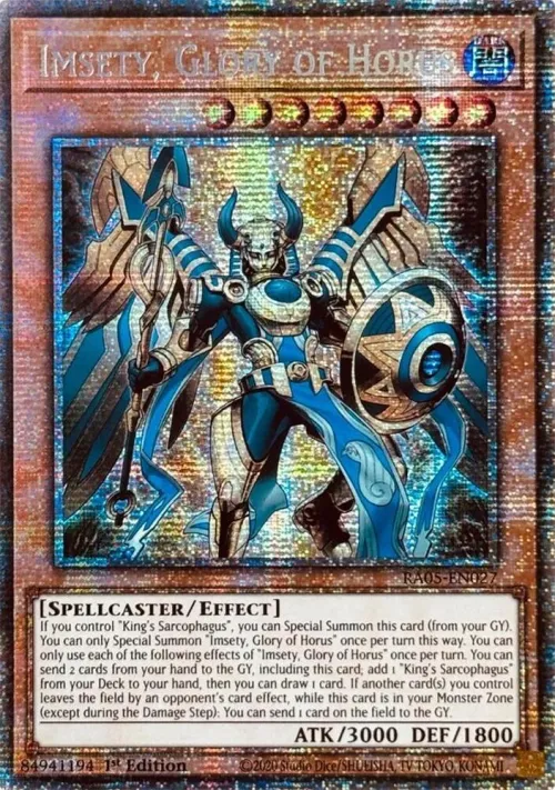 Imsety, Glory of Horus - Starlight Rare