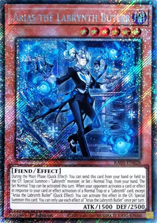 Arias the Labrynth Butler - Platinum Secret Rare