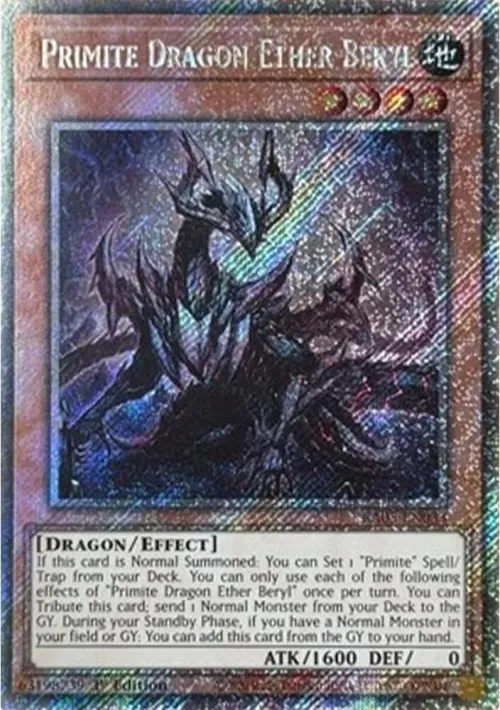 Primite Dragon Ether Beryl - Platinum Secret Rare