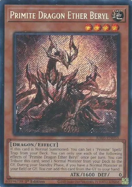 Primite Dragon Ether Beryl - Secret Rare