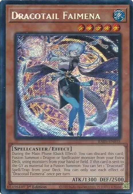 Dracotail Faimena - Secret Rare