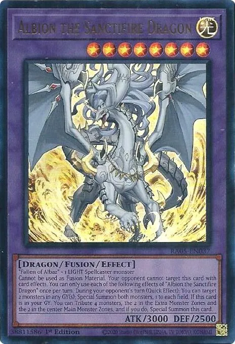 Albion the Sanctifire Dragon - Ultra Rare