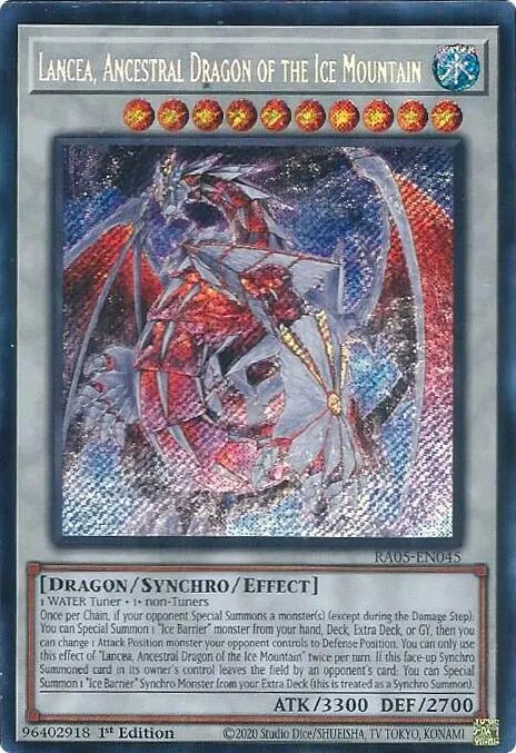 Lancea, Ancestral Dragon of the Ice Mountain - Secret Rare