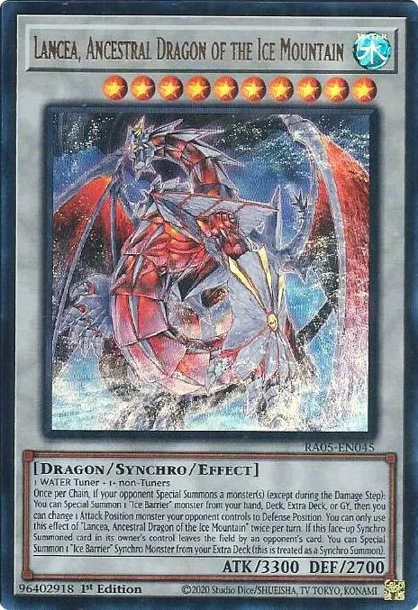 Lancea, Ancestral Dragon of the Ice Mountain - Ultra Rare