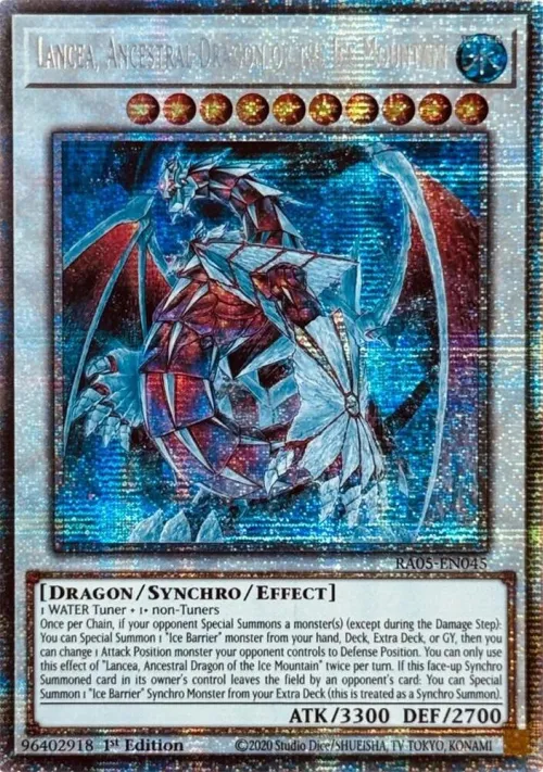 Lancea, Ancestral Dragon of the Ice Mountain - Starlight Rare