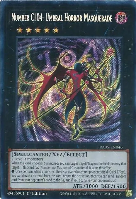 Number C104: Umbral Horror Masquerade - Secret Rare