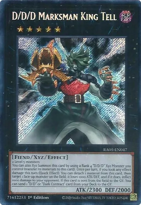 D/D/D Marksman King Tell - Secret Rare