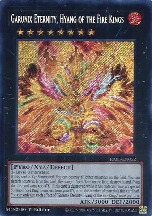 Garunix Eternity, Hyang of the Fire Kings - Secret Rare