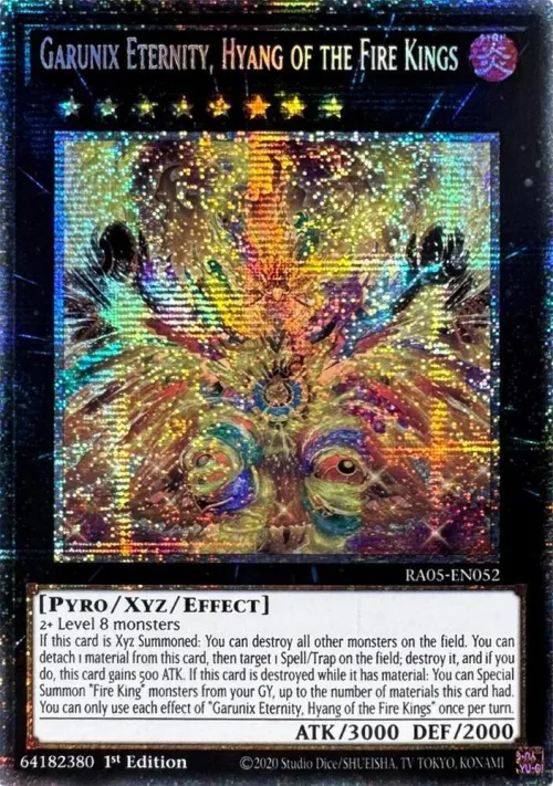 Garunix Eternity, Hyang of the Fire Kings - Starlight Rare