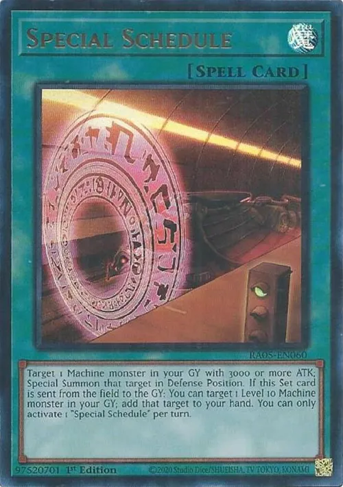Special Schedule - Ultra Rare