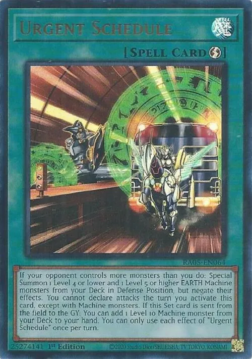 Urgent Schedule - Ultra Rare