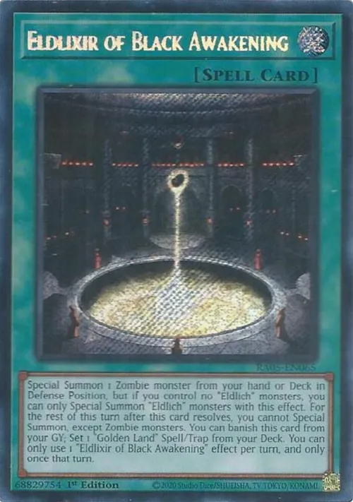 Eldlixir of Black Awakening - Secret Rare