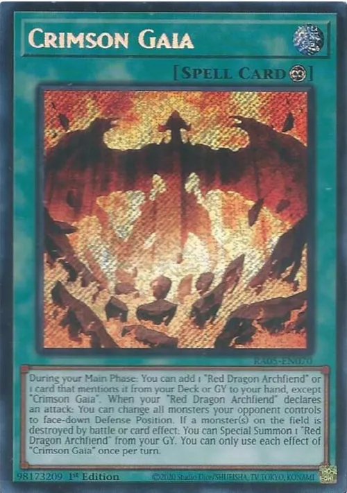 Crimson Gaia - Secret Rare