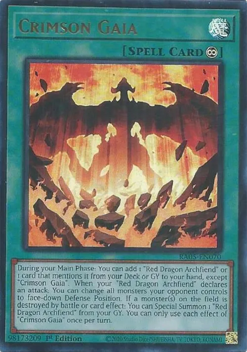 Crimson Gaia - Ultra Rare