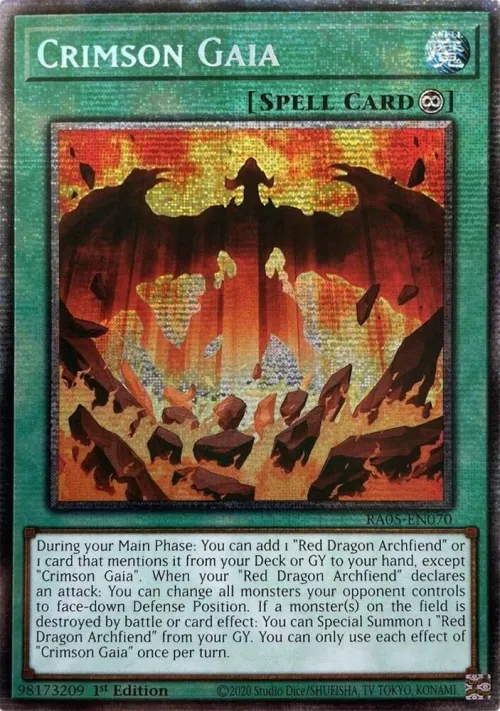 Crimson Gaia - Starlight Rare