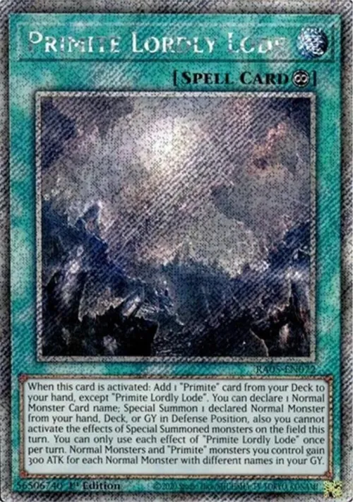 Primite Lordly Lode - Platinum Secret Rare