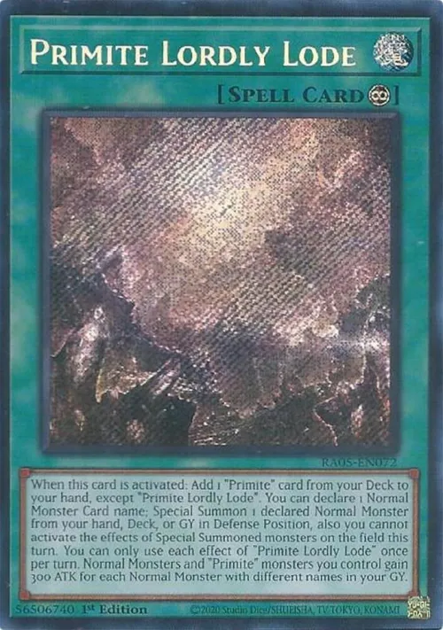 Primite Lordly Lode - Secret Rare