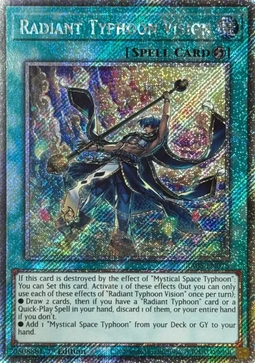 Radiant Typhoon Vision - Platinum Secret Rare